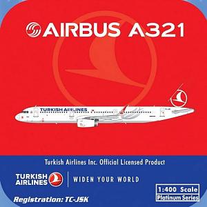 Phoenix Models Turkish Airlines Airbus A321 (TC-JSK) 1:400